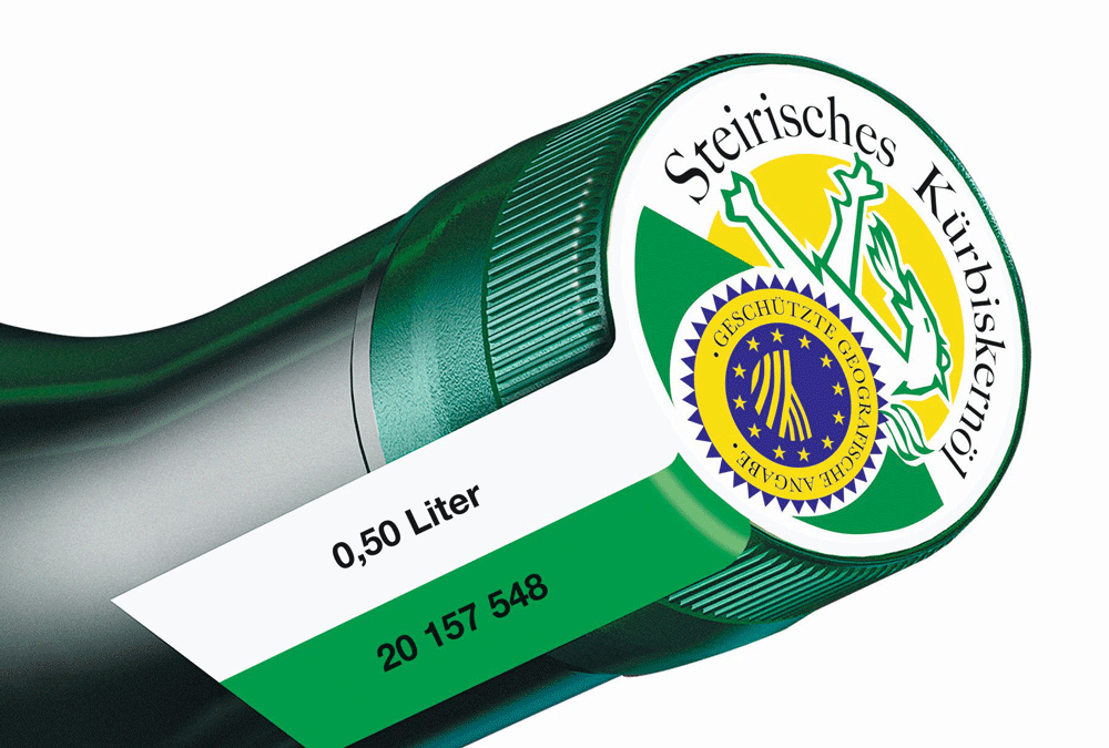Steirisches Kürbiskernöl g.g.A. - Banderola garantiert Qualität