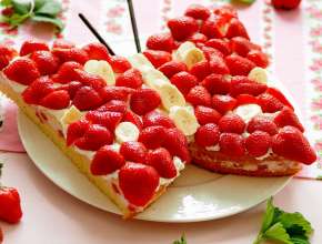 Erdbeerschmetterling Torte