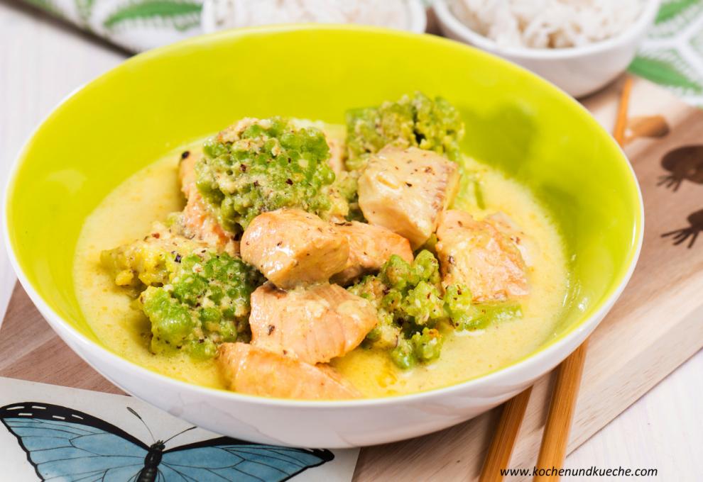 Fisch-Curry mit Romanesco 