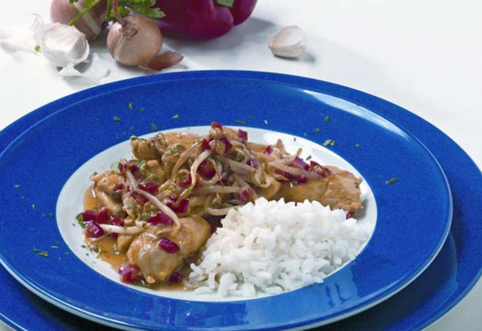 Curry-Huhn » Kochrezepte von Kochen &amp; Küche