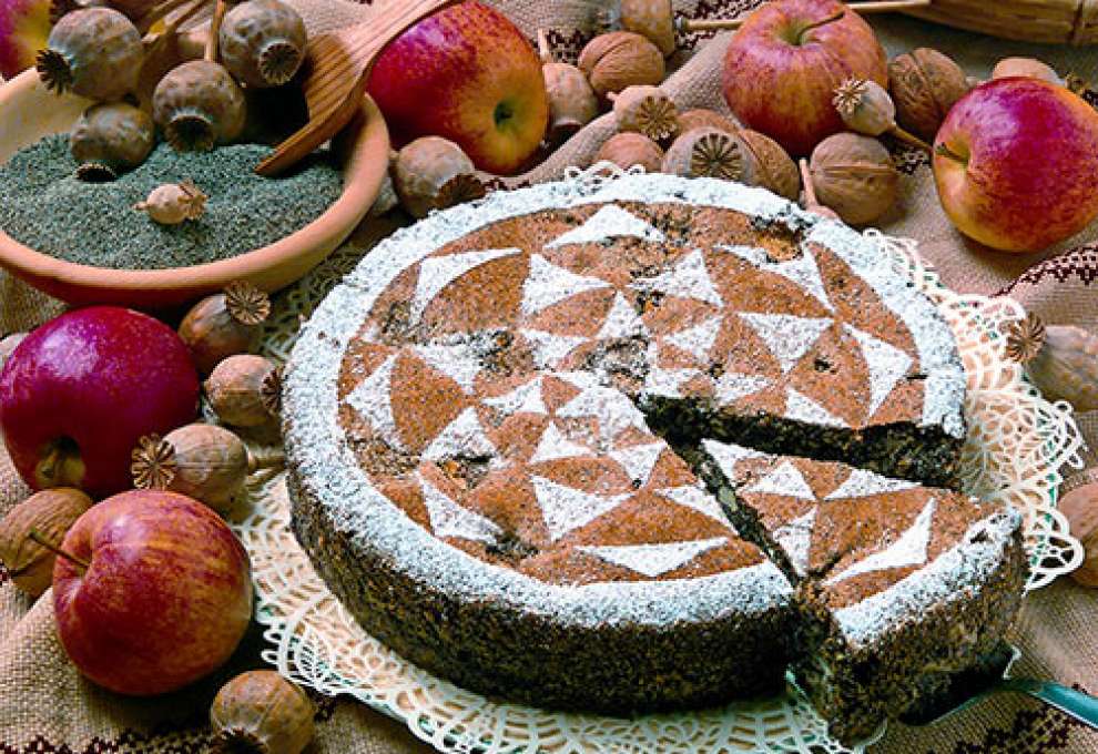 Mohn-Apfel-Torte » Kochrezepte von Kochen &amp; Küche