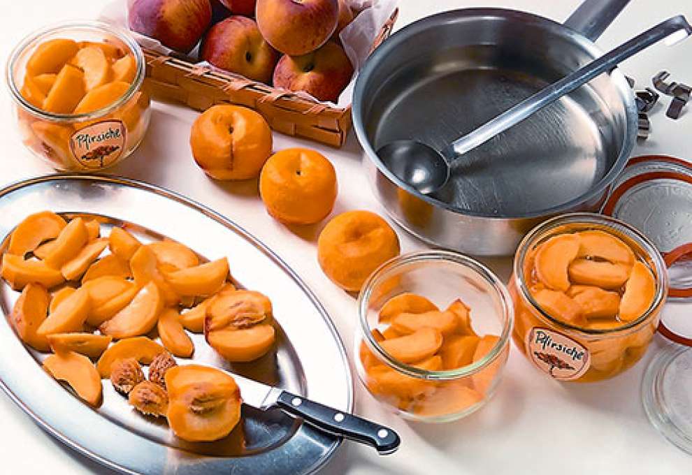 Eingelegte Pfirsiche » Rezepte &amp; Gerichte auf Kochen &amp; Küche