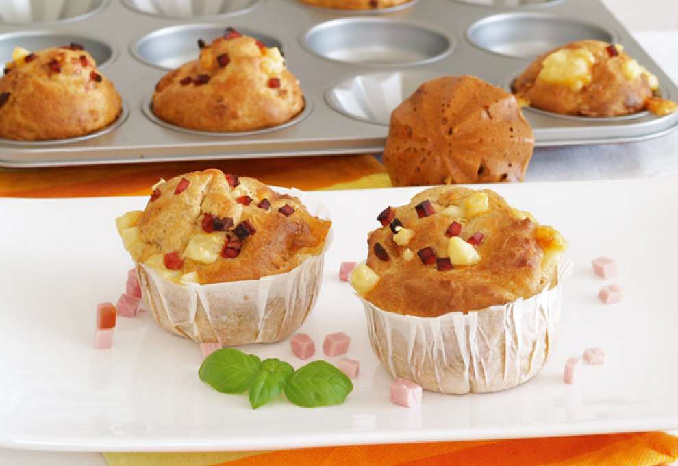 Pikante Muffins » Kochrezepte von Kochen &amp; Küche