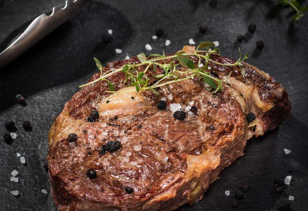 Rib-Eye-Steak vom Grill