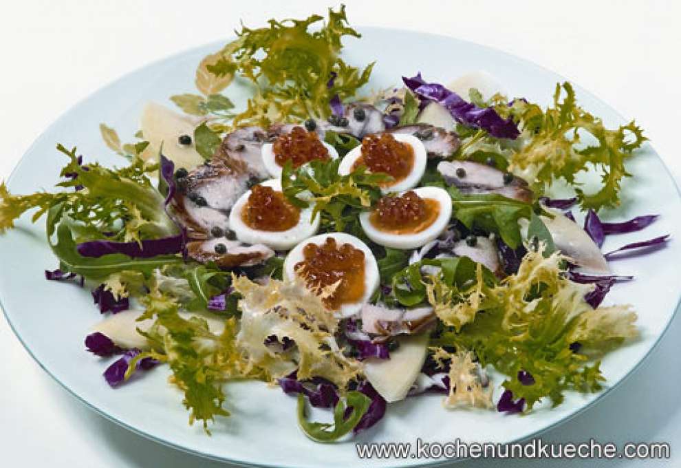 Bunte Salatplatte » Kochrezepte von Kochen &amp; Küche