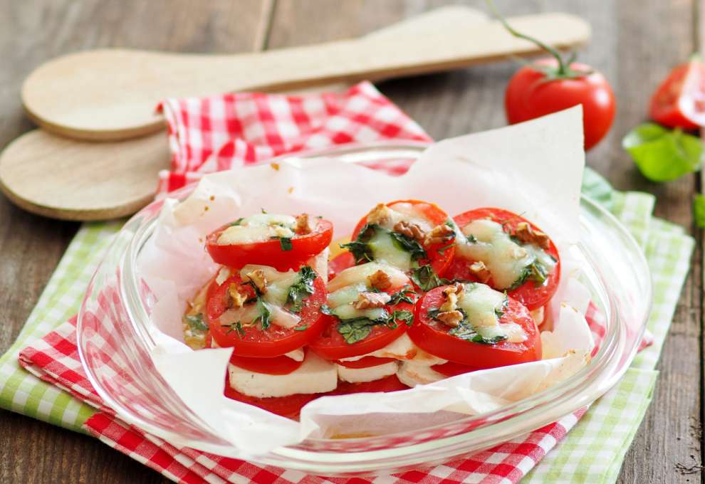 Tomaten-Schafkäse-Auflauf » Kochrezepte von Kochen &amp; Küche